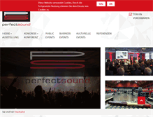 Tablet Screenshot of perfect-sound.de